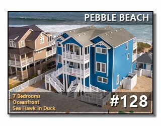 Click to View More Information For Outer Banks Vacation Rental #128, PEBBLE BEACH