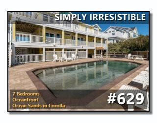 Click to View More Information For Outer Banks Vacation Rental #629, SIMPLY IRRESISTIBLE