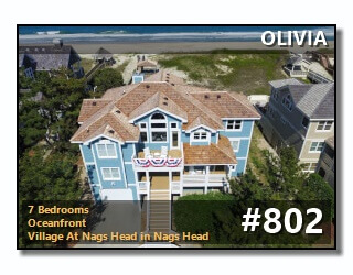 Click to View More Information For Outer Banks Vacation Rental #802, OLIVIA