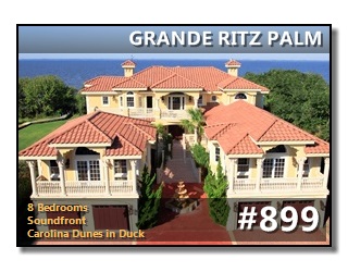 Click to View More Information For Outer Banks Vacation Rental #899, GRANDE RITZ PALM